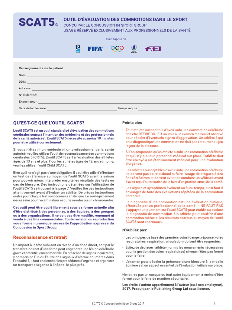 SCAT5 | PDF