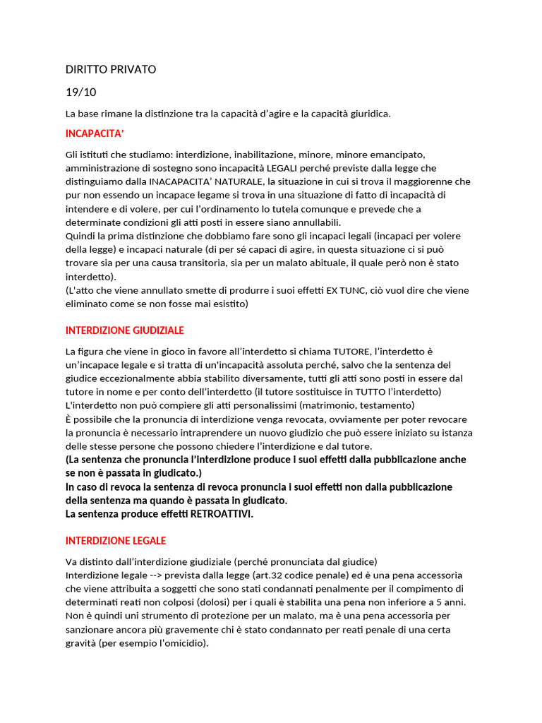 Copia Di Diritto Privato | PDF