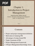 PMBOK Chapter 1 - Introduction To PM