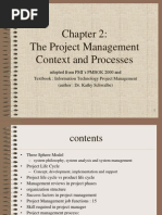 PMBOK Chapter 2 PM Context and Process