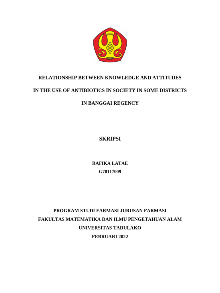 Relationship Between Knowledge and Attitudes | PDF