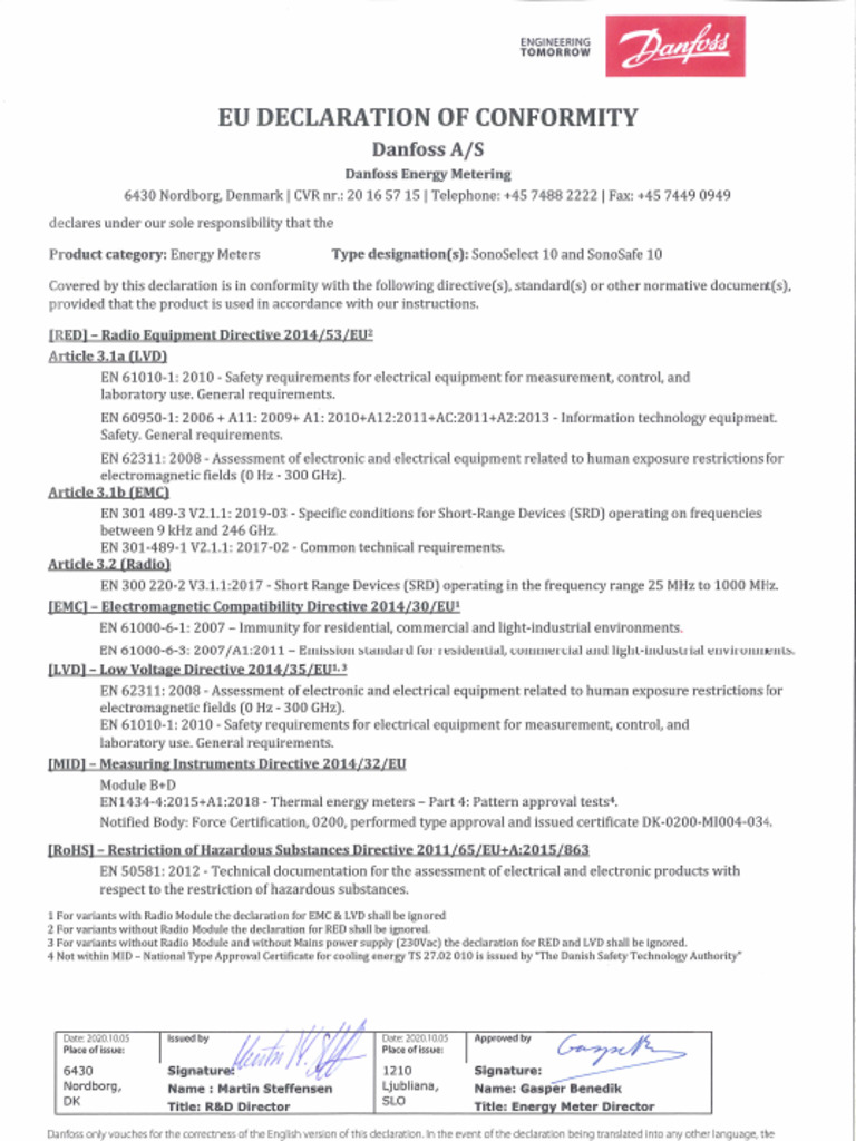 014R2903 EU Declaration of Conformity Rev. 14_EN_signed | PDF