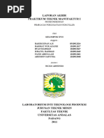 Download Laporan Pratikum Teknik Manufaktur 1 by Arismon Saputra SN76443516 doc pdf