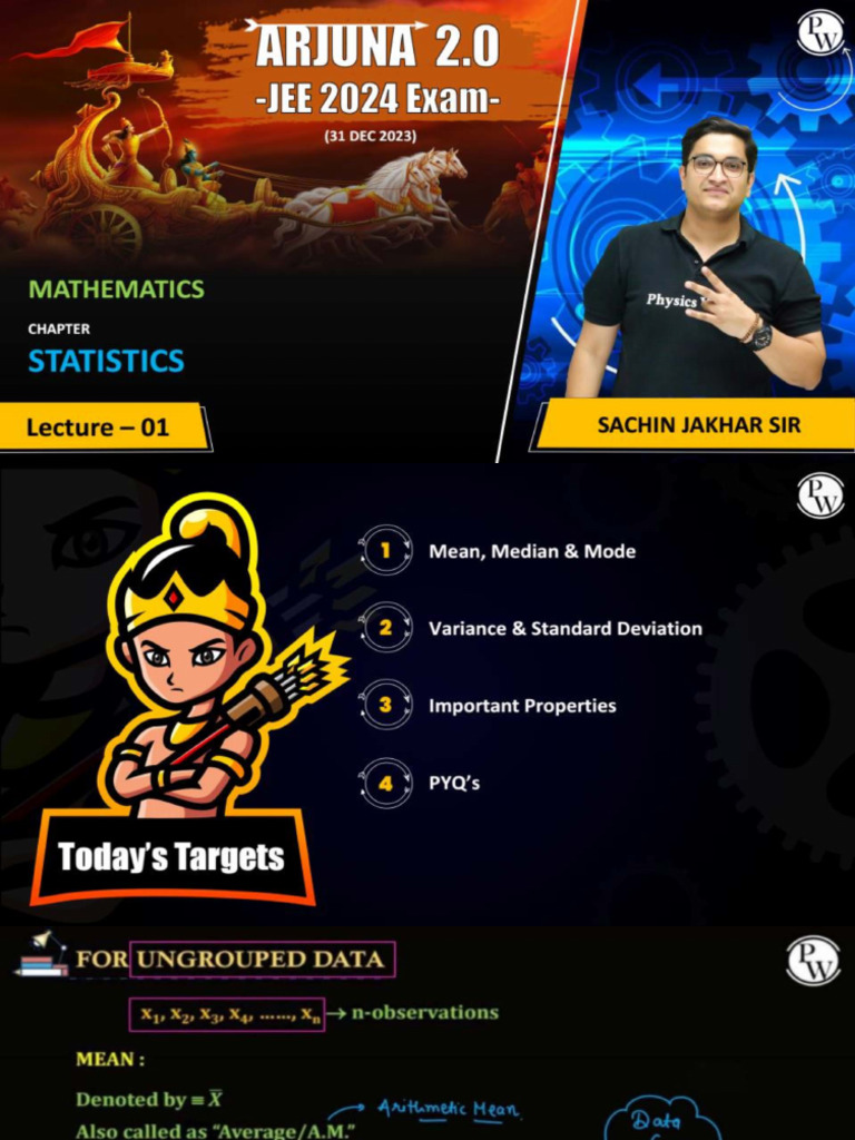 Statistics 01 Class Notes Pdf