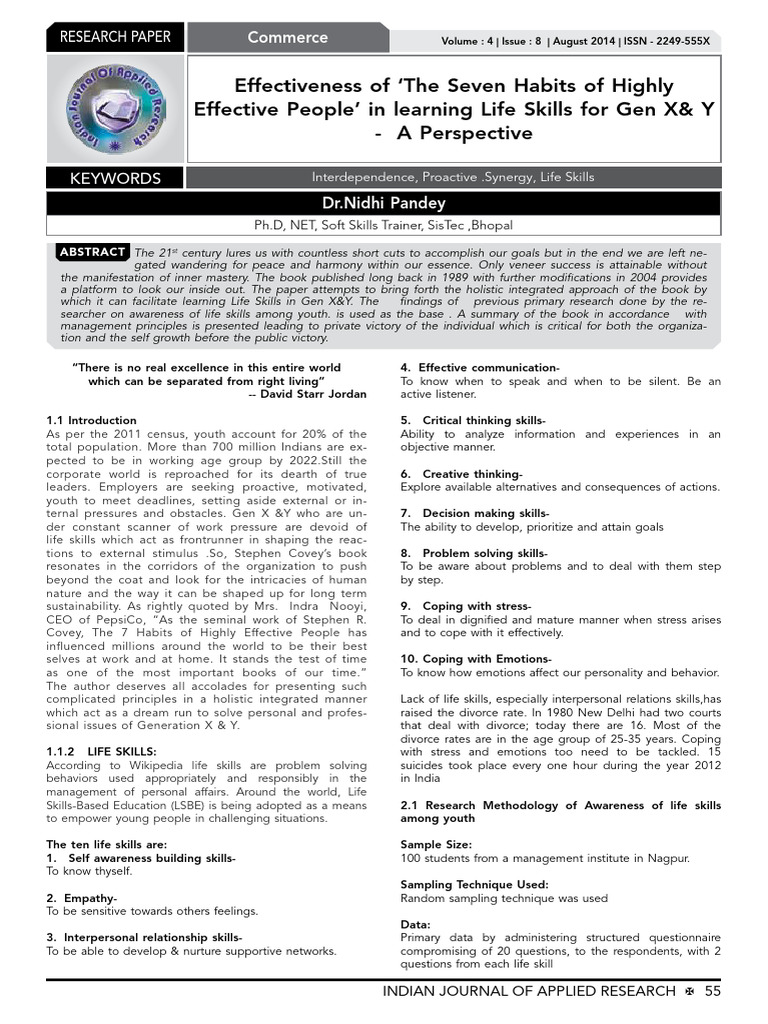 Ten Life Skills PDF
