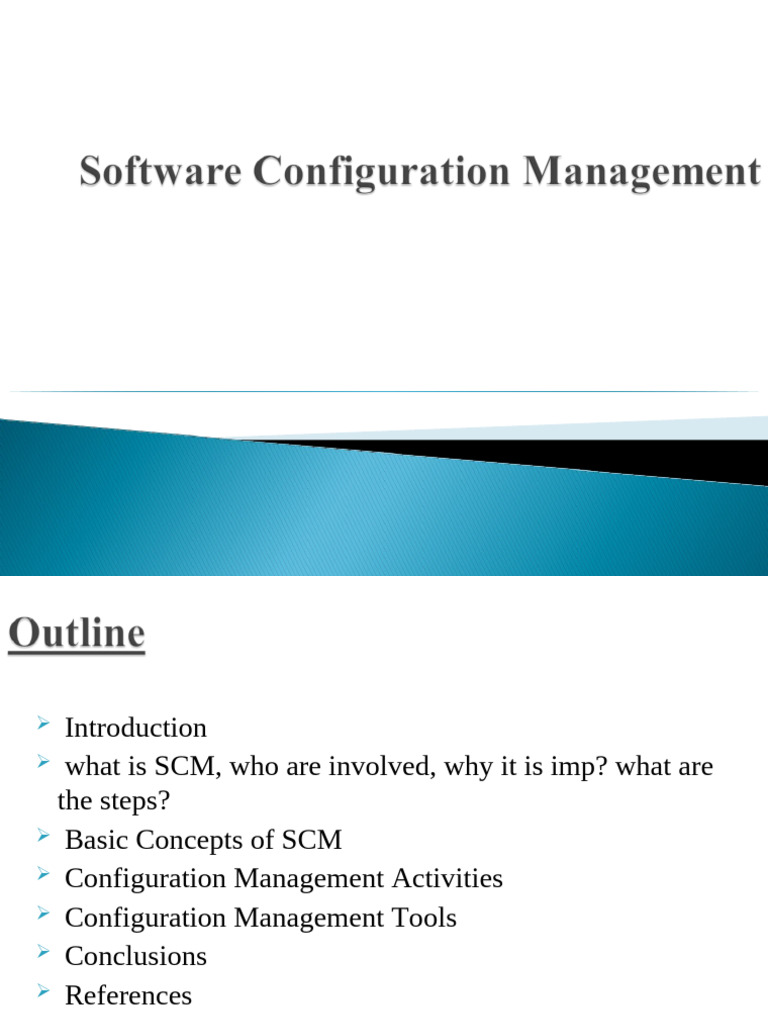 Software Configuration Definition