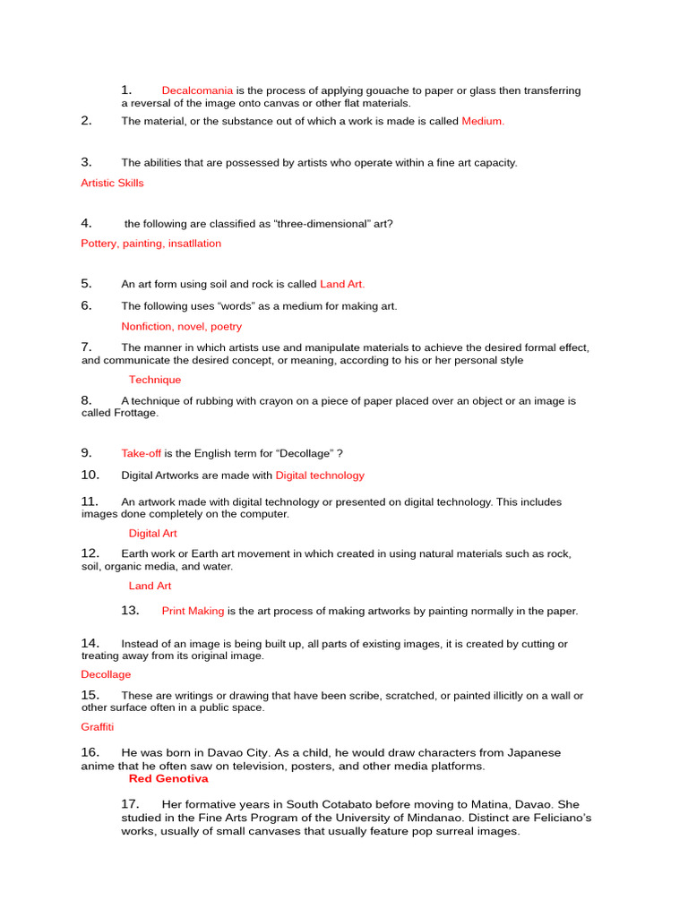 Cpar Modules 1 3 Summary | PDF