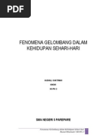 Peranan Gelombang Dalam Kehidupan Sehari-Hari