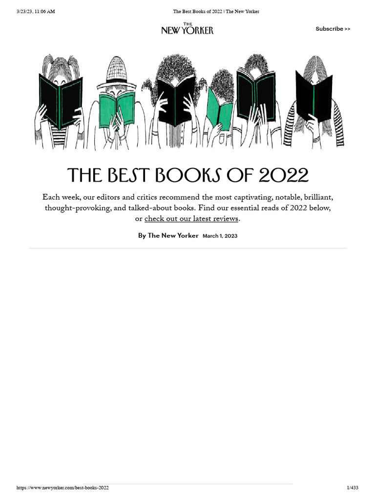 The Best Books of 2022 - The New Yorker | PDF