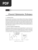 Classical Optimization Techniques: Hapter