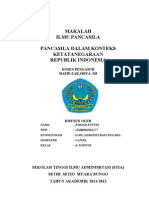 Makalah Pancasila Dalam Konteks Ketatanegaraan