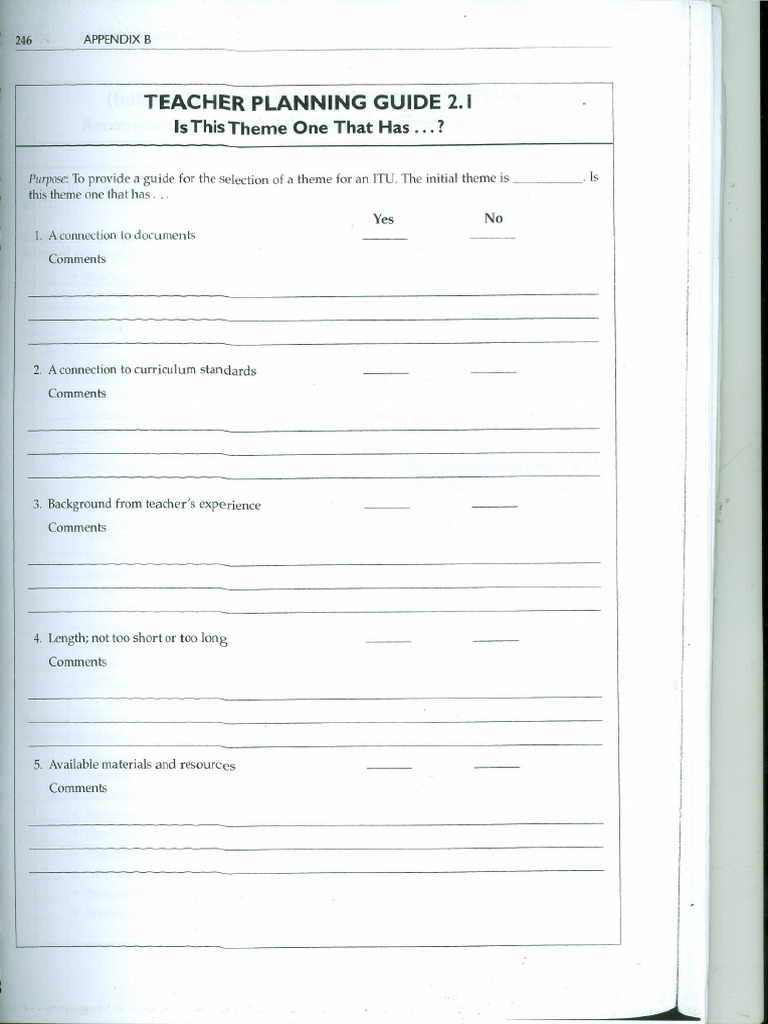 A Guide For Developing Interdisciplinary Thematic Units - Theme ...