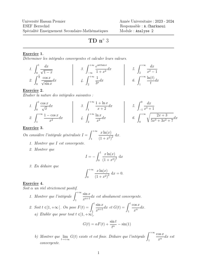 TD3 2024 | PDF