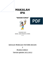 Makalah Ipa Bahan Kimia SMP Viii