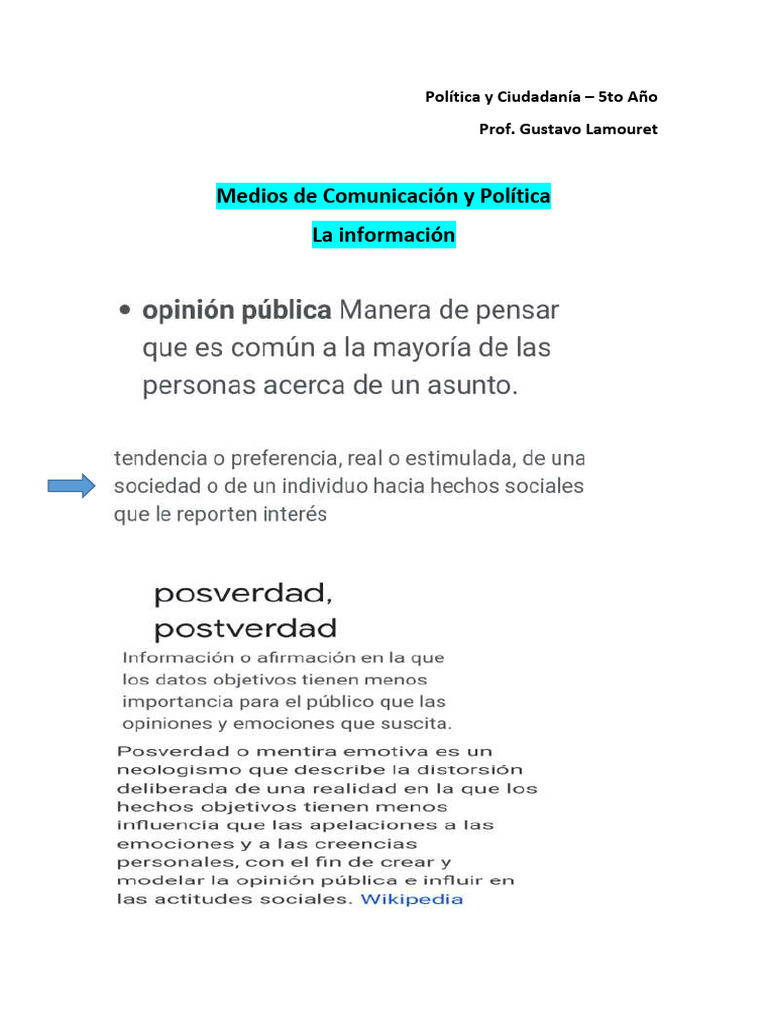 9 Medios de Comunicacin y Poltica | PDF