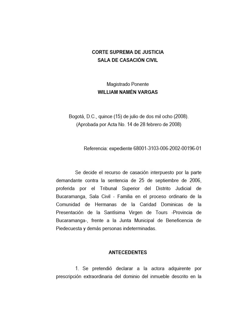 CSJ - Requisitos Materiales para Dictar Sentencia | PDF