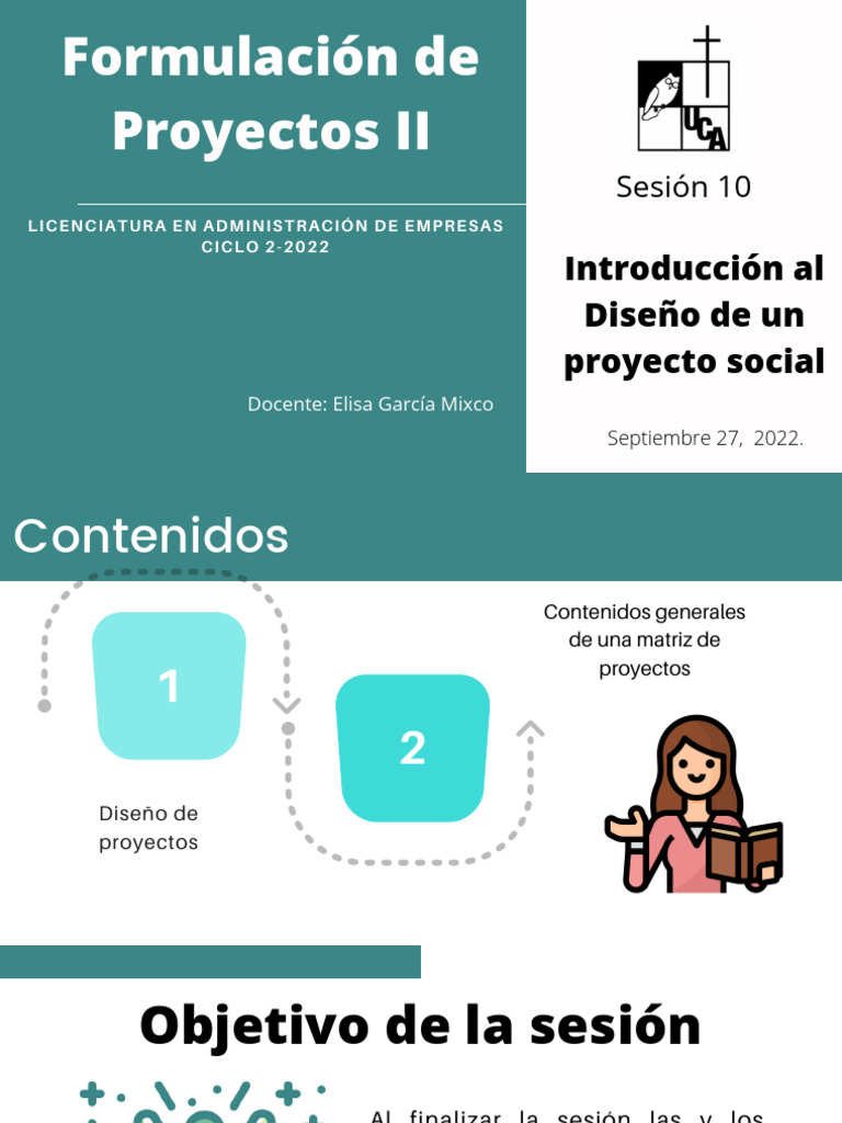 Clase 10. Introducción Al Diseño de Un Proyecto Social | PDF