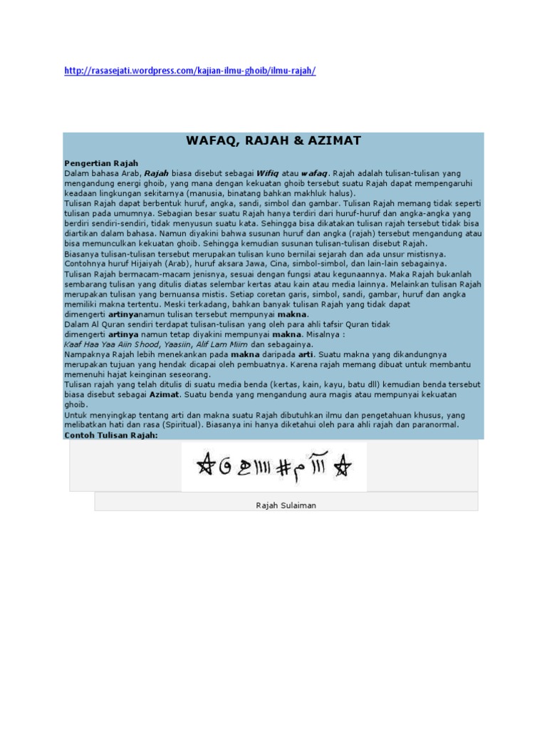 Wafak | PDF