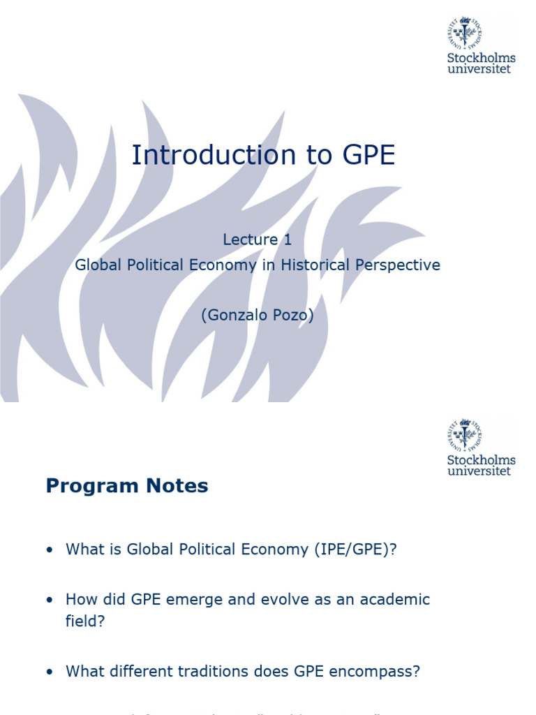 L1 - What Is GPE | PDF