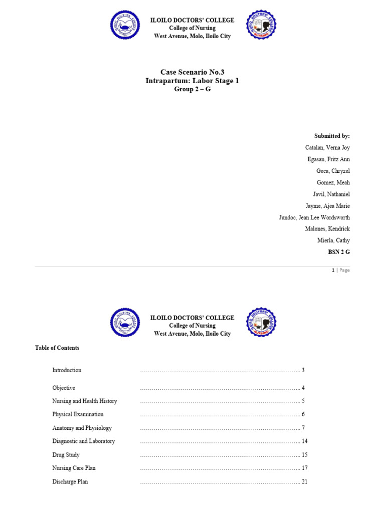 Case Scenario No 3 | PDF