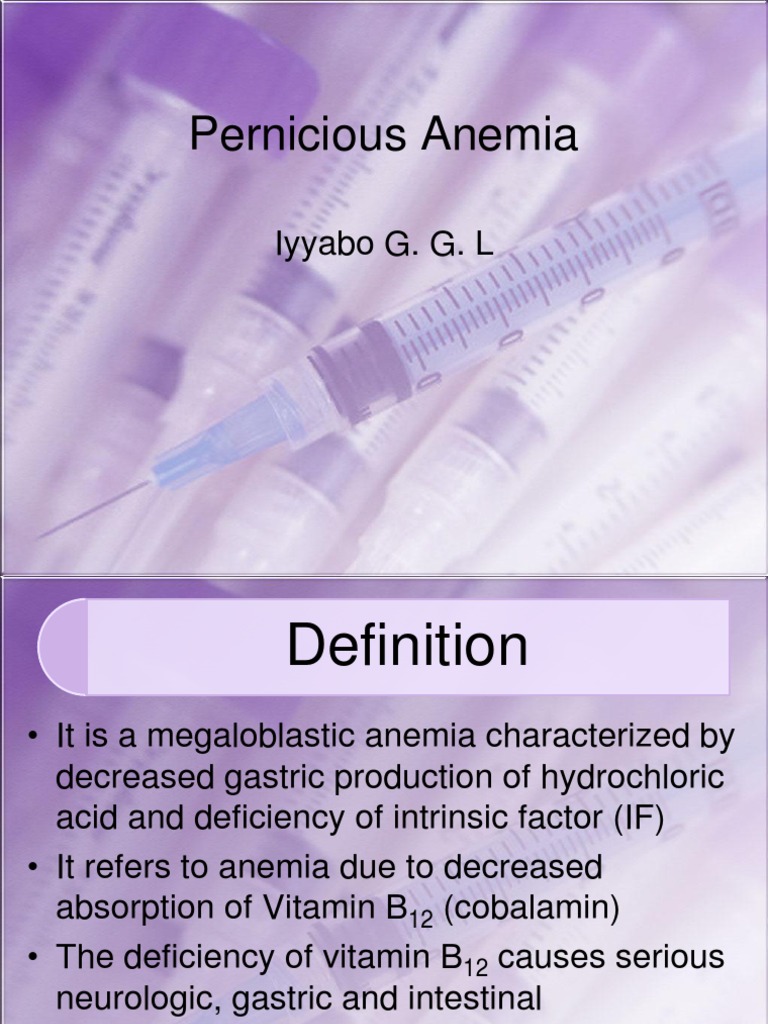 Understanding Pernicious Anemia | PDF | Anemia | Vitamin B12