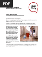 Download The Nature of Marketing Case Study - Clorox Dame Chocolate Telenovela by The Nature of Marketing SN7644920 doc pdf