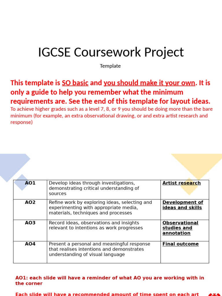 Art Gcse | PDF