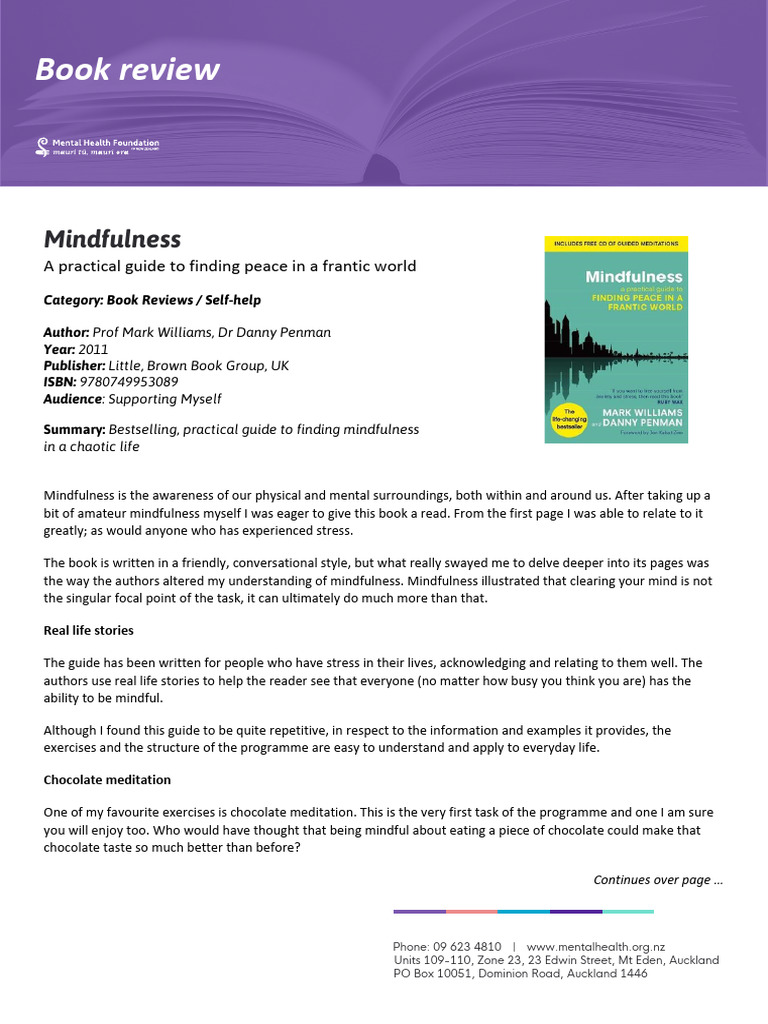 Mindfulness | PDF | Mindfulness | Cognition