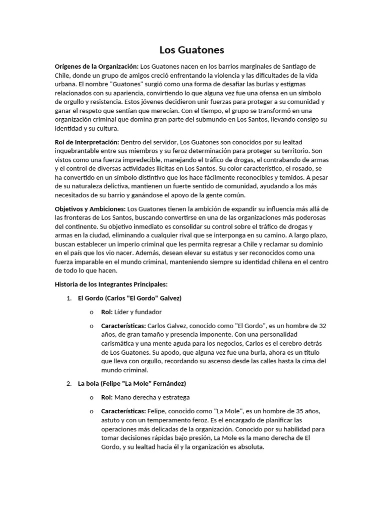 Los Guatones | PDF