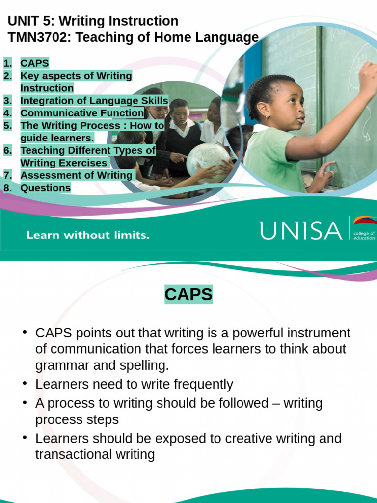 3702 - Unit 5 Writing Instruction | PDF