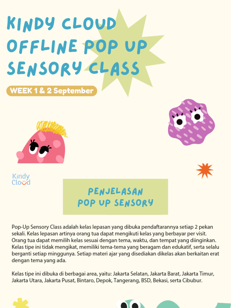 Offline Class Kindy w1 w2 September | PDF