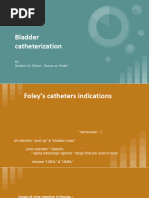 Foley Catheterization Guide: Indications & Procedure | PDF