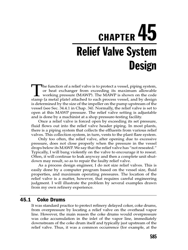 Relief Valve System | PDF