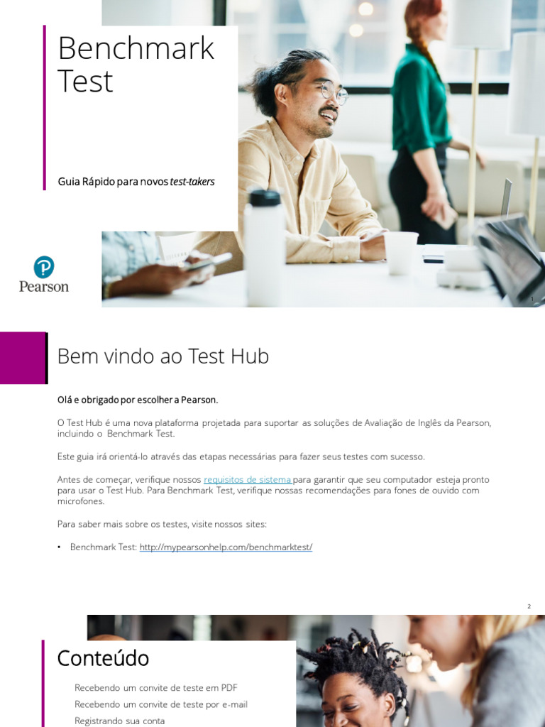 Manual Do Aluno - Benchmark Test | PDF