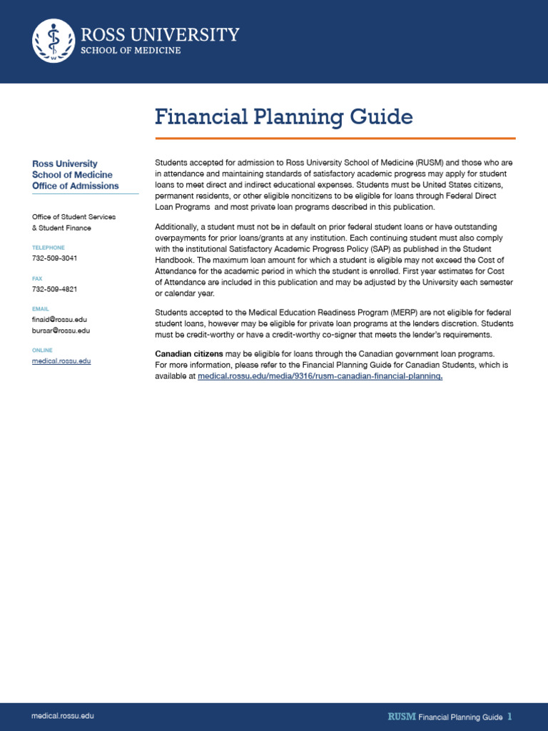 Rusm Financial Planning Guide | PDF