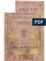 El Fruto de Las Palabras inspiradas-Al-Mawadd - Preambulo