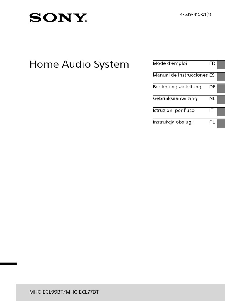 Home Audio System | PDF