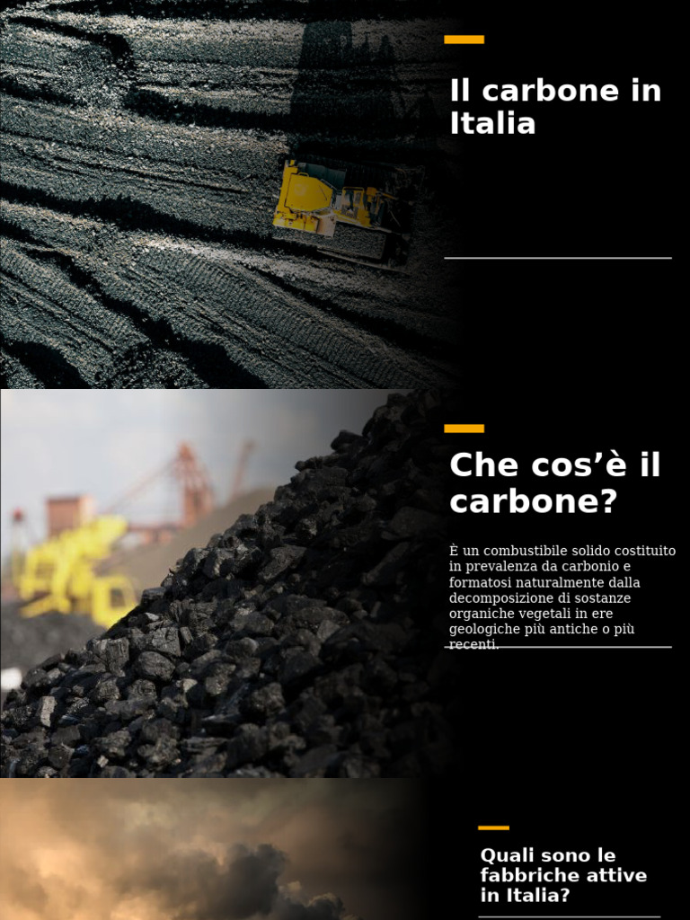 Il Carbone in Italia | PDF