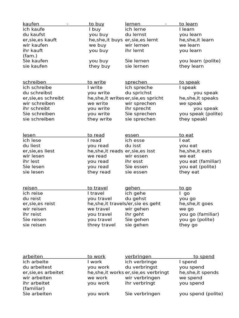 2 verbs together