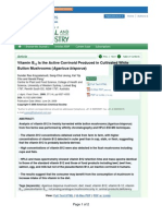 CONFIRMED: YES, VEGANS CAN GET VITAMIN B-12 - B-12 IS NOT ONLY IN MEAT, B12 PROVEN AVAILABLE IN VEGAN DIET - (SCIENTIFIC PROOF) - Vitamin B12 is NOT Only Available in Animal Products(That is False), VitB12 is Now affirmed present in wholly Vegan Plant Based Diet Foods - Mushrooms, Agaricus bisporus, Cobalamin Nutrient is Not Lacking or Deficient in the Vegetarian Diet