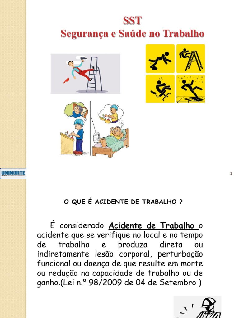 Aula 01 SST Acidentes de Trabalho | PDF