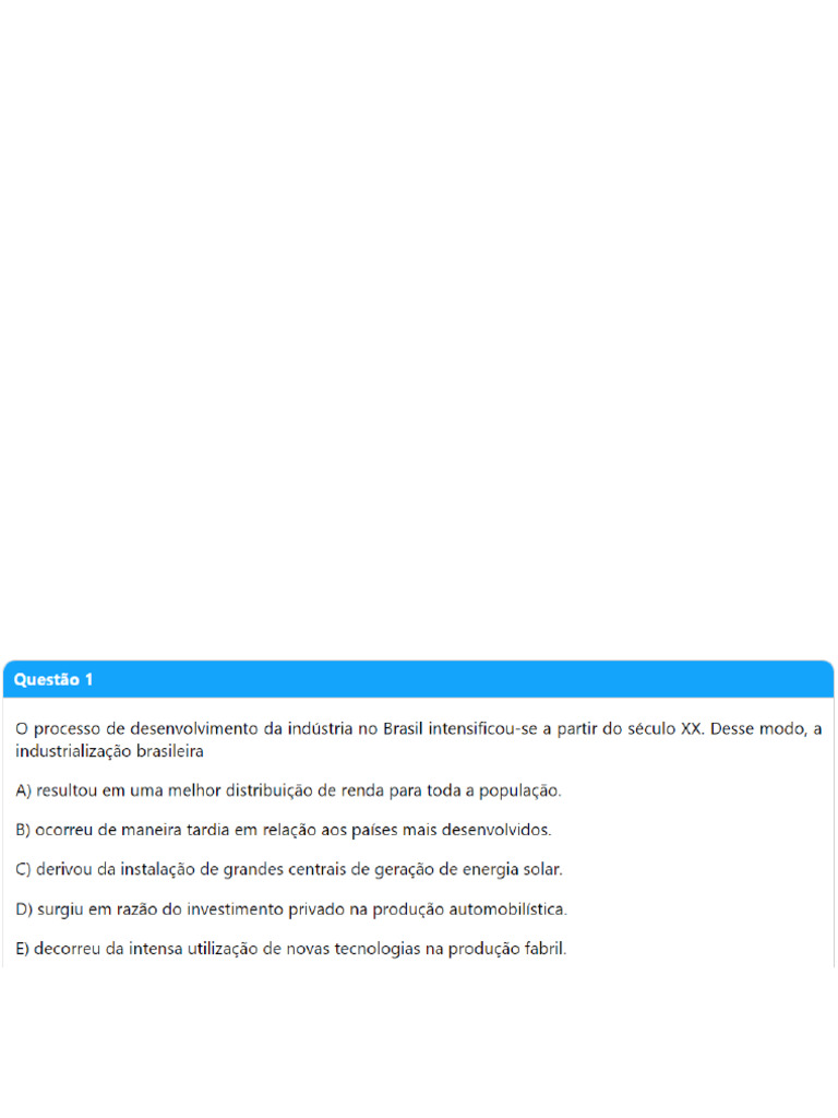 Exerc cios sobre industria no brasil pdf