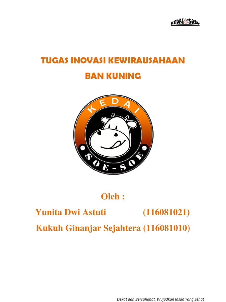 Kedai Soe-Soe - Business Plan