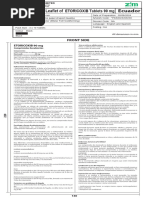 Prospecto de Xumer (Etoricoxib) | PDF | Droga anti-inflamatoria libre ...