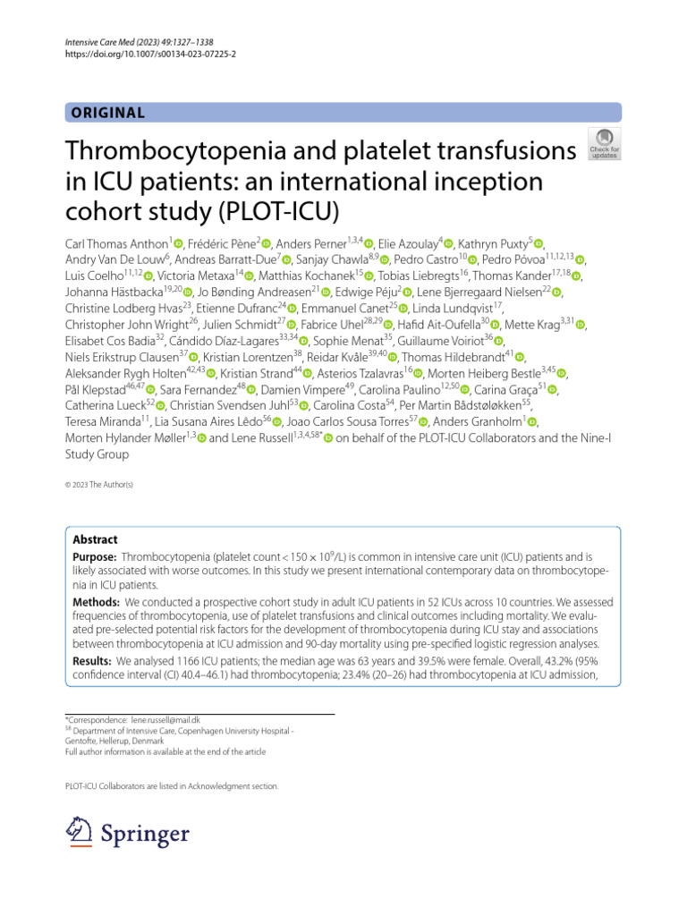 Thrombocytopenia pdf