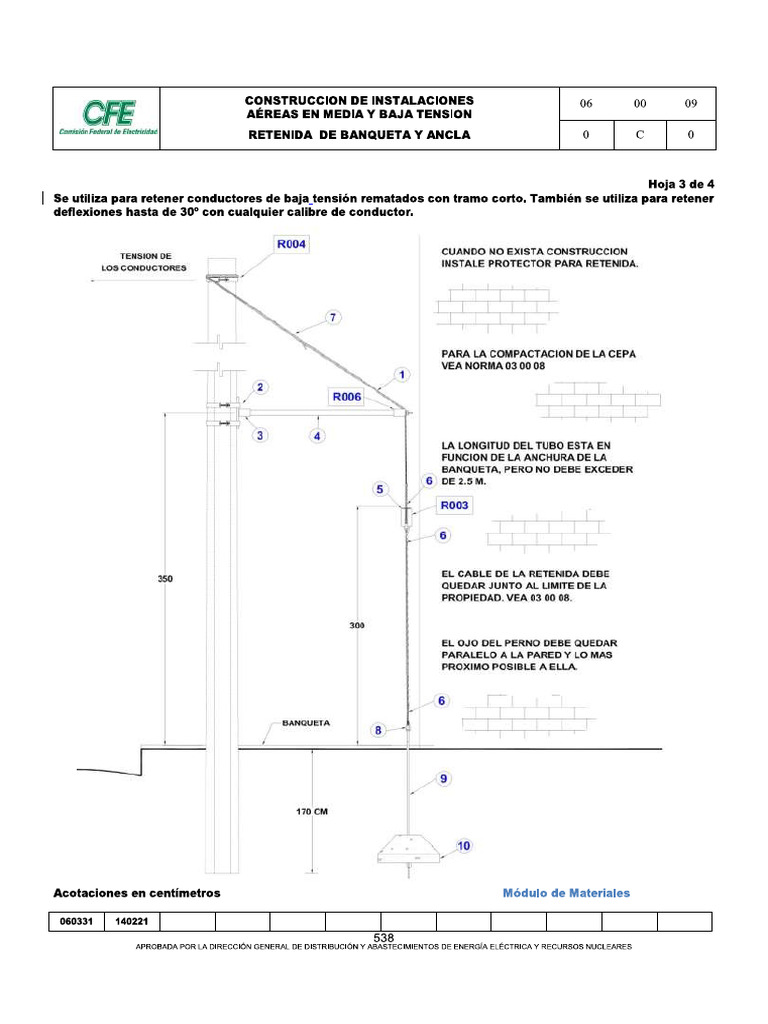 Retenida Banqueta | PDF
