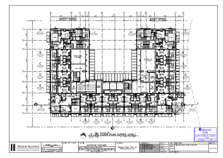 A-2.05 - 3rd Floor Upper Level (Tower - Garden Loft Units) | PDF