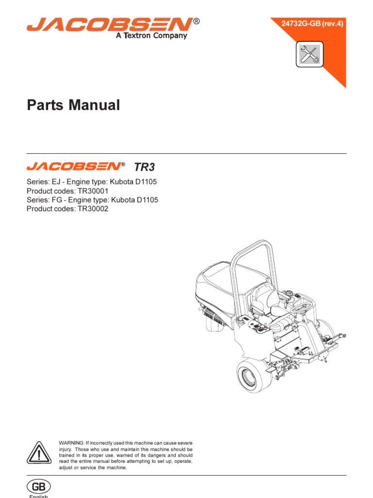 Kubota Rtv 9000 Parts Manual