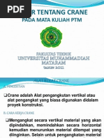 Download Paper Tentang Crane by Wijaya Kusuma SN76461522 doc pdf