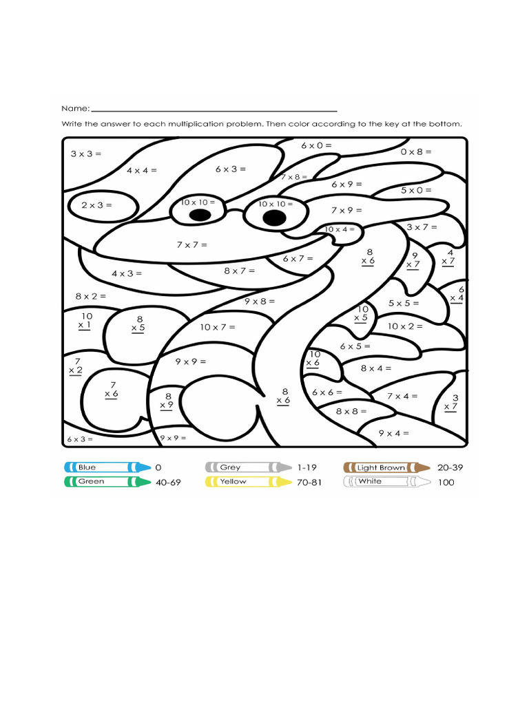 Multiplying Polynomials Coloring Activity Worksheet Answer Key JPG PDF
